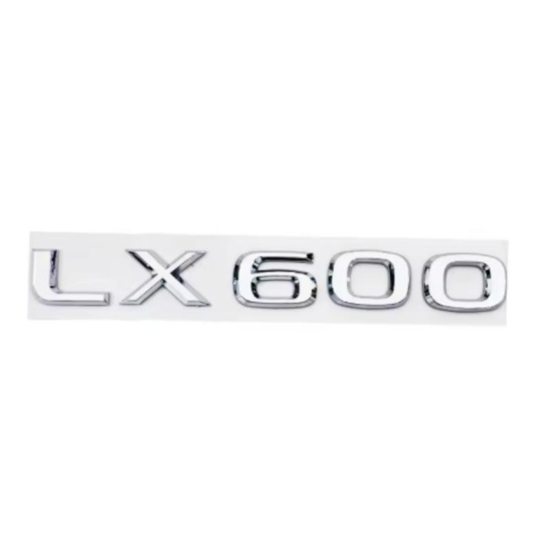 3D ABS Logo For Lexus GX470 LX570 LX600 RX350 RX300 Emblem Number Letters Sticker Car Trunk Badge Adhesive Decal Accessories AEM1