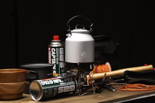 Капитан Олень (КАПИТАН ОЛЕНЬ) Алюминиевый котелок для кемпинга и барбекю, 625 мл, подходит для круглой посуды, CS×F.C.P UH-4129