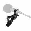 Microphone Clip, Tie Clip-Style, C-Shaped Holder for Lapel Microphones, Securely Clamps and Prevents Falling (C-Shaped Inner Diameter 6.35mm)