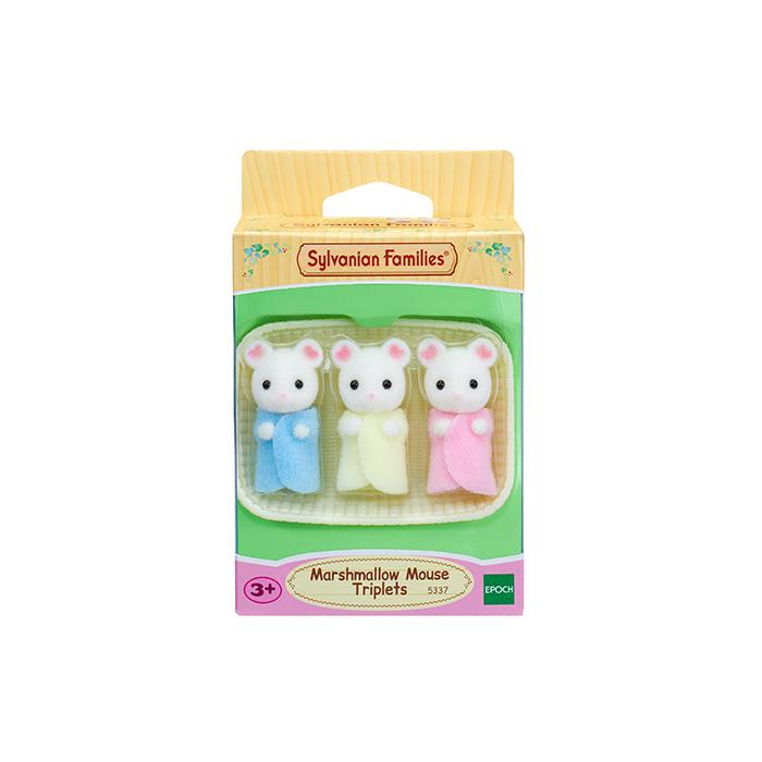 [Toytron] Sylvanian Families Marshmallow Mouse Family & Triplets Set