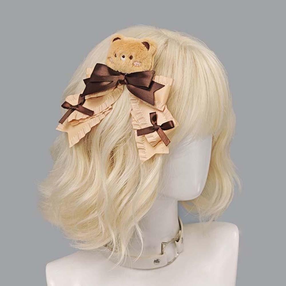1 Pair Gothic Style Lolita Hair Clips Cartoon Animal Lolita Girls Barrettes Cosplay