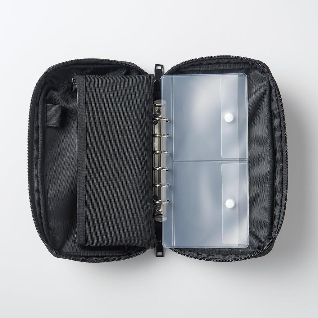 MUJI Кошелек для паспорта Прозрачный карман с 20 x 10 OHF43A0A Сменный блок, Разделитель, Прибл.. см,