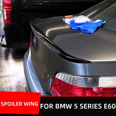 Задняя крышка багажника, автомобильный спойлер, крылья для BMW 5 серии M5 E60 520 525 528 2004 05 06 07 08 09 10, глянцевый черный внешний вид