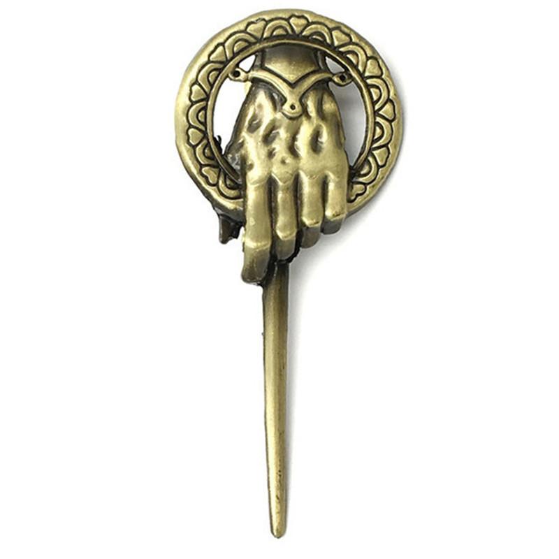 Charming Game Of Thrones Hand Of The King Lapel Replica Costume Pin Brooch