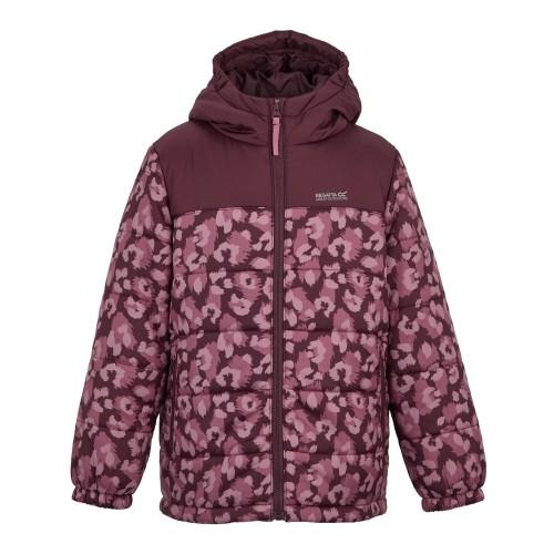 Regatta Childrens/Kids Lofthouse Leopard Print Padded Jacket