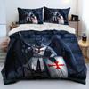 Комплект постельного белья «Кавалер рыцарь тамплиер крестоносцы» пододеяльник постельный комплект пододеяльник наволочка одеяло king size queen для мальчиков взрослых
