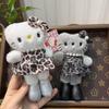 Милая мультяшная Sanrio кукла Хелло Китти на длинных ножках, брелок, подвеска, украшение для рюкзака, декоративное