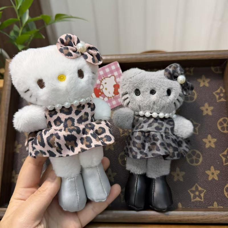 Милая мультяшная Sanrio кукла Хелло Китти на длинных ножках, брелок, подвеска, украшение для рюкзака, декоративное
