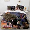 3D Аниме Моя Геройская Академия Персонажи Принтованный Постельный Комплект Пододеяльник Наволочка Постельное Белье Льняная Простыня Покрывало Пододеяльник Полный Размер Королевы