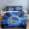 Постельное белье с логотипом Golden State Warriors Комплект пододеяльника Наволочки  (1*Пододеяльник 2*Наволочки, без одеяла)