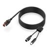 Кабель питания USB 24 В на 3-контактный Power Din (папа) USB 2.0 B (папа) Терминалы Соединительная линия для принтера Сканирующих пистолетов Аксессуар