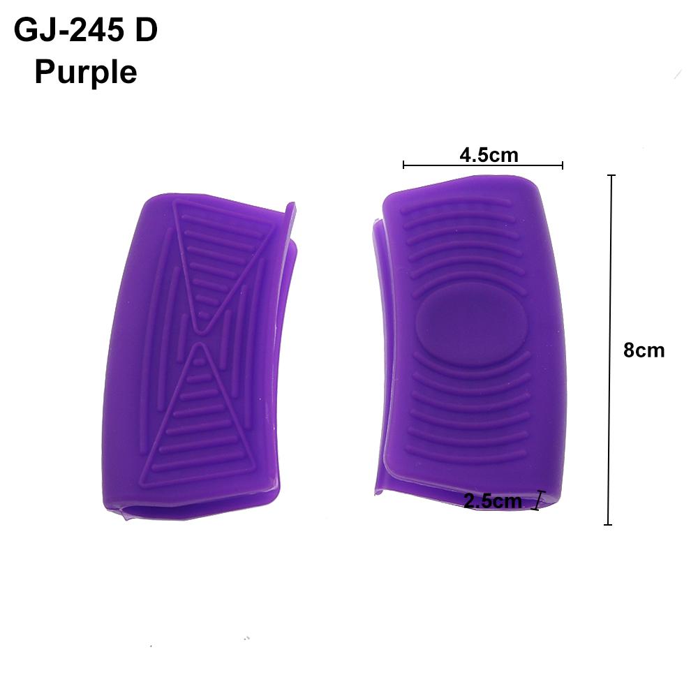 For Better Life 1 Pairs Grip Soft Silicone Pot Holder Sleeve Glove Pan Handle Cover Heat-Resistant Non-Slip Insulation Tools