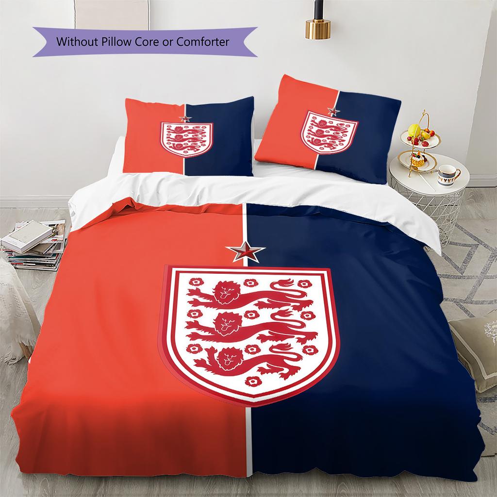 The Three Lions Pattern Bedding Quilt Set Home Decoration Gift (1 * duvet cover + 2 * pillowcase without core)