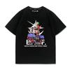 Аниме Mobile Suit Gundam MSZ-006 Печатная футболка Мужская и женская футболка Мужской топ Спортивная футболка 2026 Лето Новая футболка