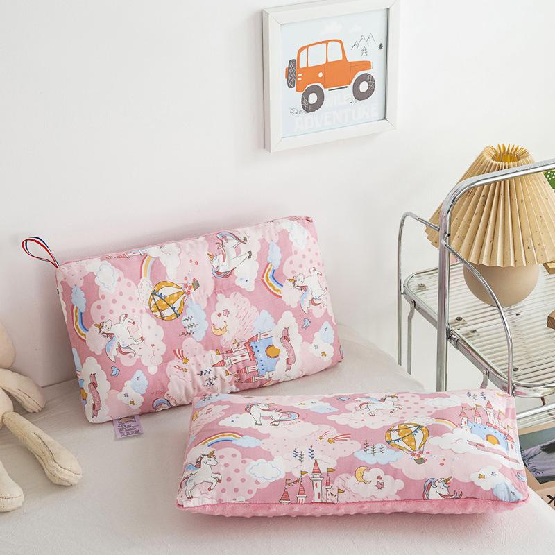 Children's Cotton Soothing Doudou Pillow for Home Kindergarten Children's Nap Pillow Cartoon Pillow