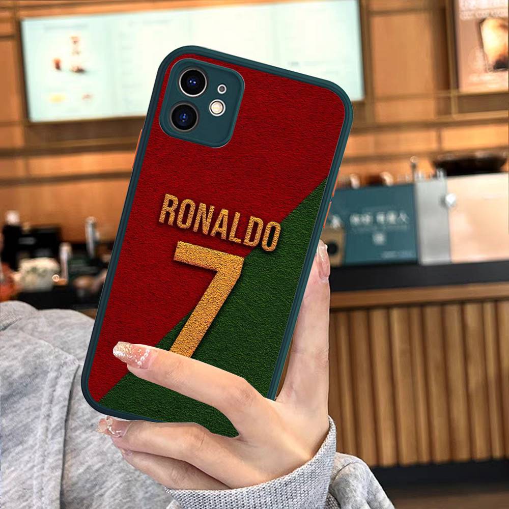 Известные Футболисты C-CR7 Для Силиконового Матового Чехла на Телефон Для iPhone 16 Pro Max 15 14 13 12 11 X XS MAX