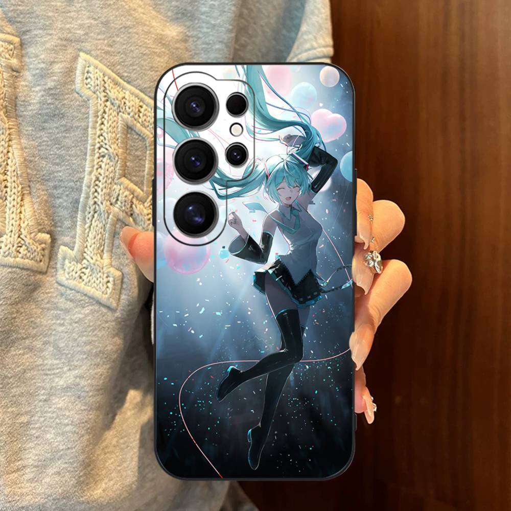 Popular Singer M-MikuS Cute Phone Case For Samsung S 24 fe 25 Ultra plus 20 lite 21 30 22 23 24 22 Ultra 5G Fundas