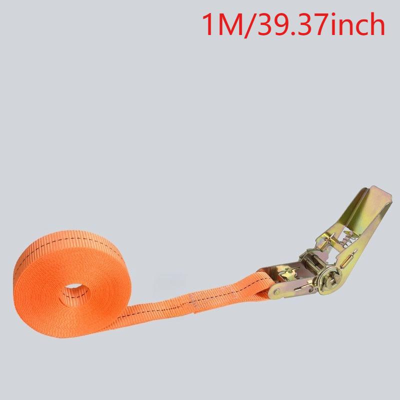 Heavy Duty Metal Buckle Tie-Down Cargo Straps for With Metal Buckle - Adjustable Secure Tie-Down for Safe Luggage Transport