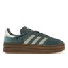 Gazelle Bold Mineral Green Velvet Women Sneakers Putty-Grey IG4391