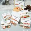 Creative 6pcs Women's Christmas Stud Earring Set Elk Christmas Tree Snowman Moon Decoration Hoop Earrings  Pierced Ear Jewelry Gift