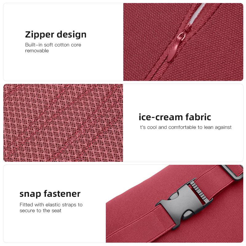 Для VOLKSWAGEN VW Подушка-подголовник для сиденья автомобиля из ледяного шелка, Подушка для сиденья водителя, Подголовник, Подушка для спины Для Volkswagen Polo Golf Tiguan Passat Sharan