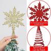 3D Christmas Tree Top Snowflake Decoration Snowflake Xmas Props Christmas Tree Toppers  Christmas
