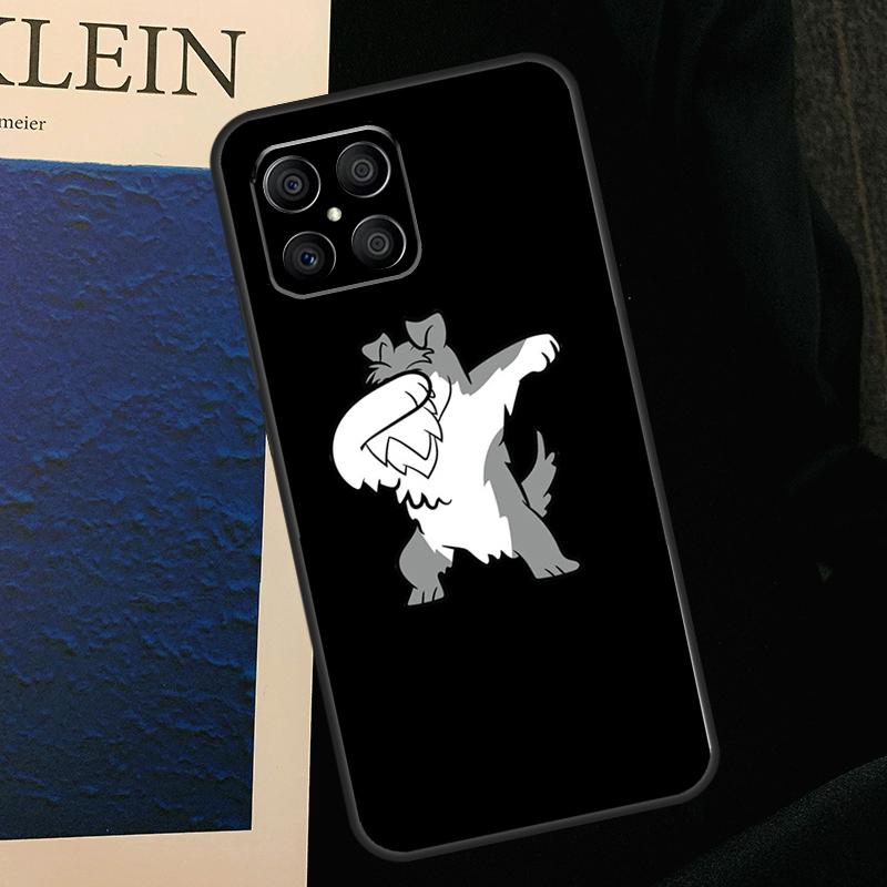 Cartoon Schnauzer Dog Case For Honor X9b X9c X8b X9a X8a X8 X9 50 70 90 Lite Honor 200 Pro Magic 7 5 6 Lite Cover
