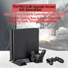 Поддержка для игровой консоли Sony PS4 Playstation Play Station PS 4 Pro Slim Вентилятор Стенд Контроллер Управление Аксессуары База Док-станция