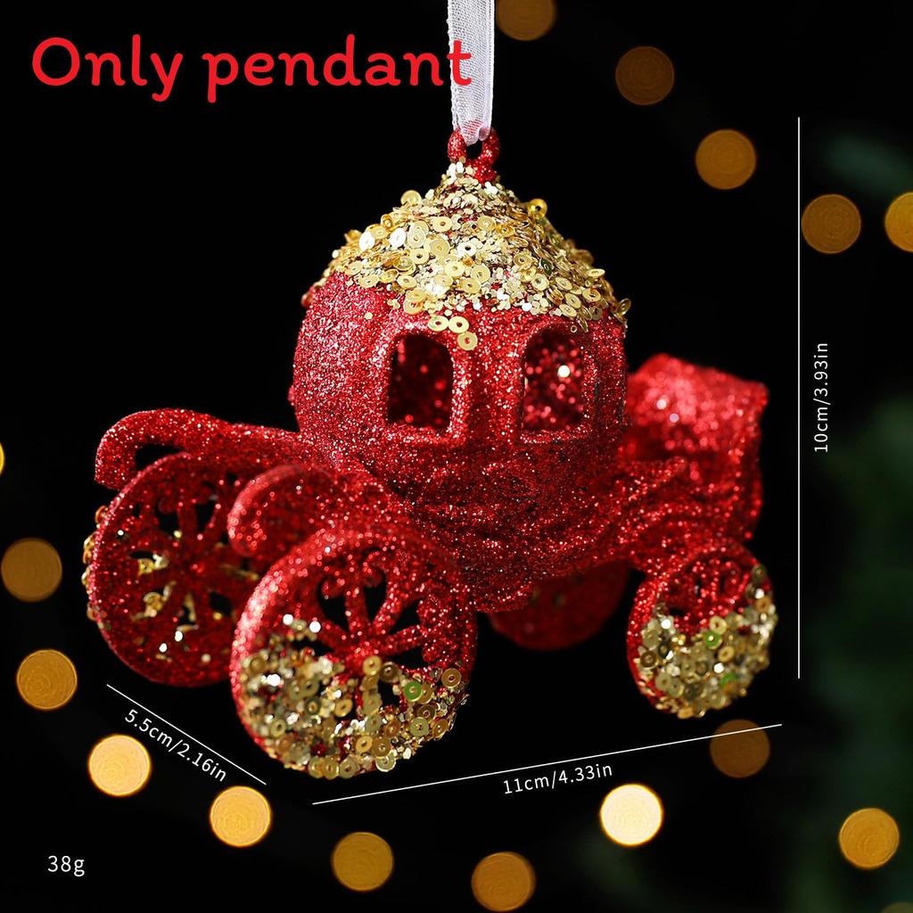 Creative Christmas Tree Snowflake Star Shaped Pendant Holiday Decoration Props