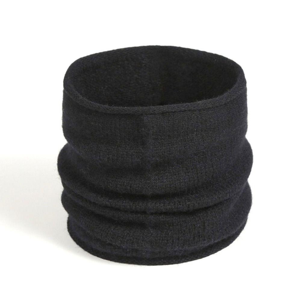 Вязаная спортивная бандана однотонная грелка для шеи теплая защита шеи велосипедный шарф лыжный