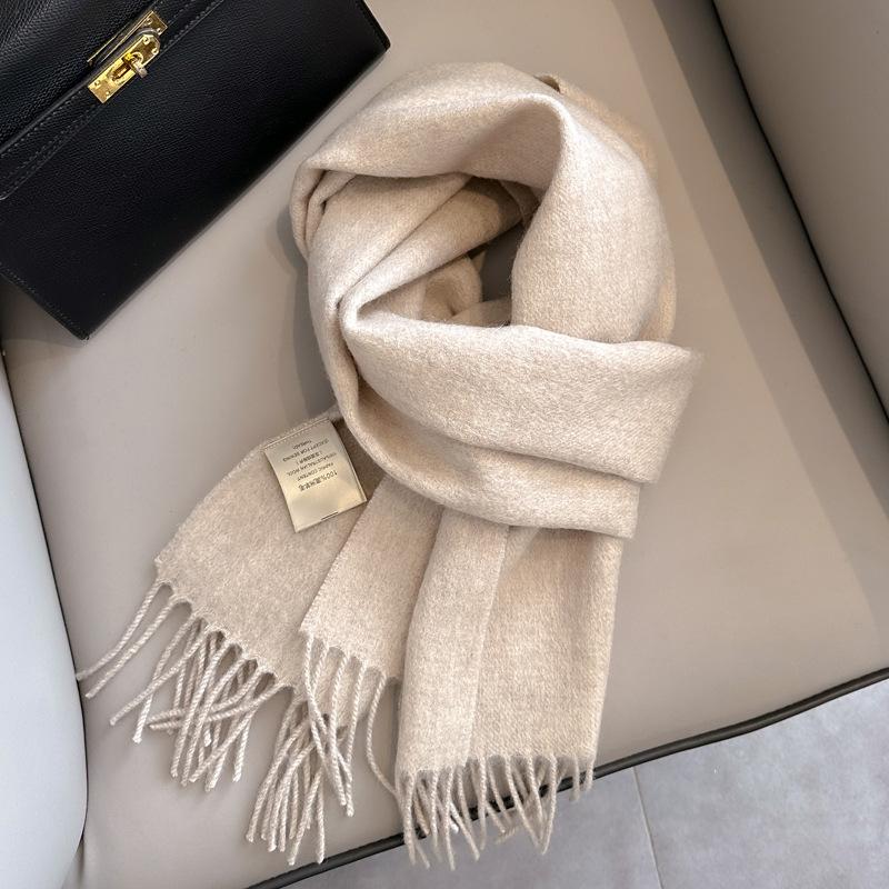 Autumn and Winter Warm New Cashmere Scarf Couple Tassel Shawl Fashion Casual Scarf Premium