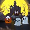 6pcs Set Micro Landscape Luminous Resin Figurines Halloween Cake Topper  Home Office Desk