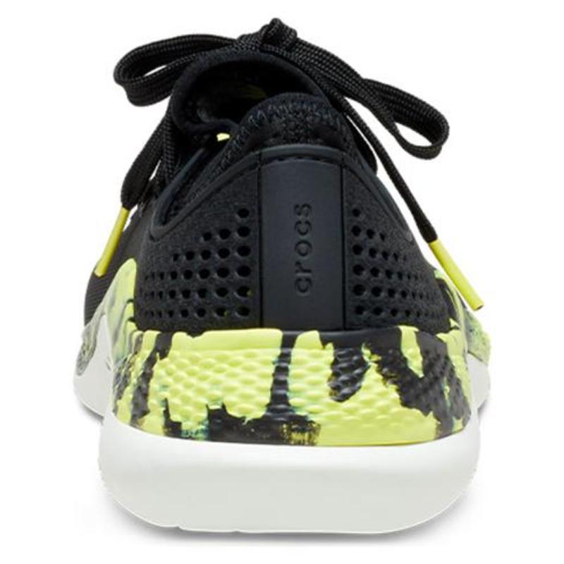 Crocs Мужские повседневные кроссовки LiteRide 360 Marbled Pacer 'Черный/Зеленый'