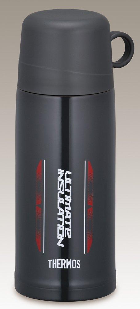 Термос вакуумный двухсторонний с изоляцией черный красный BKR 0.6L FFG-601WF