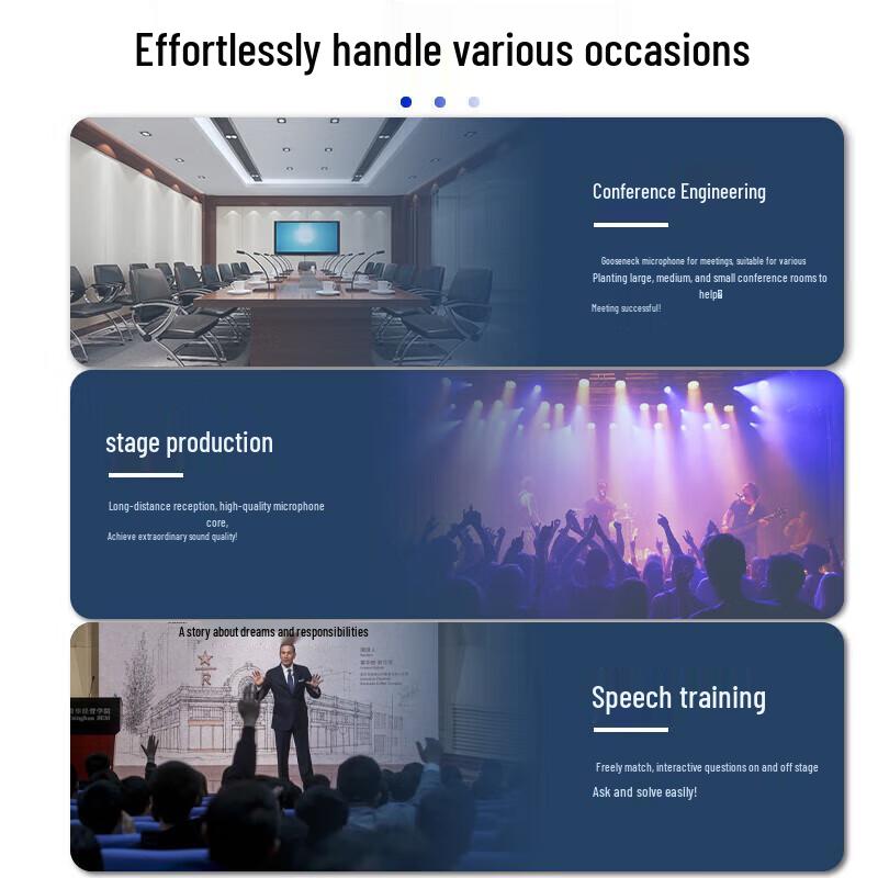Huidu HD-04 Professional U-Band Wireless Quad Microphone System (CN version)
