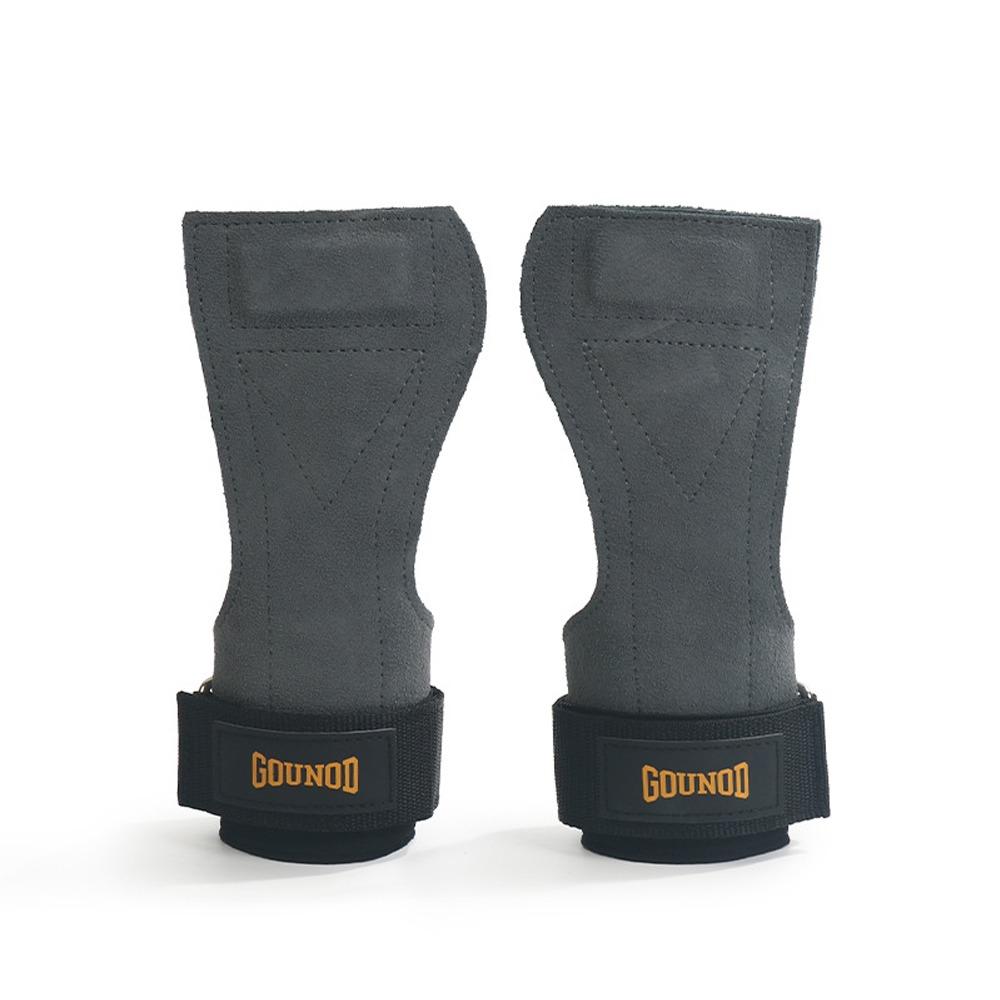 1 пара защитных накладок из воловьей кожи для ладоней, нескользящий подъемный ремень, защита запястья, аксессуары для фитнеса