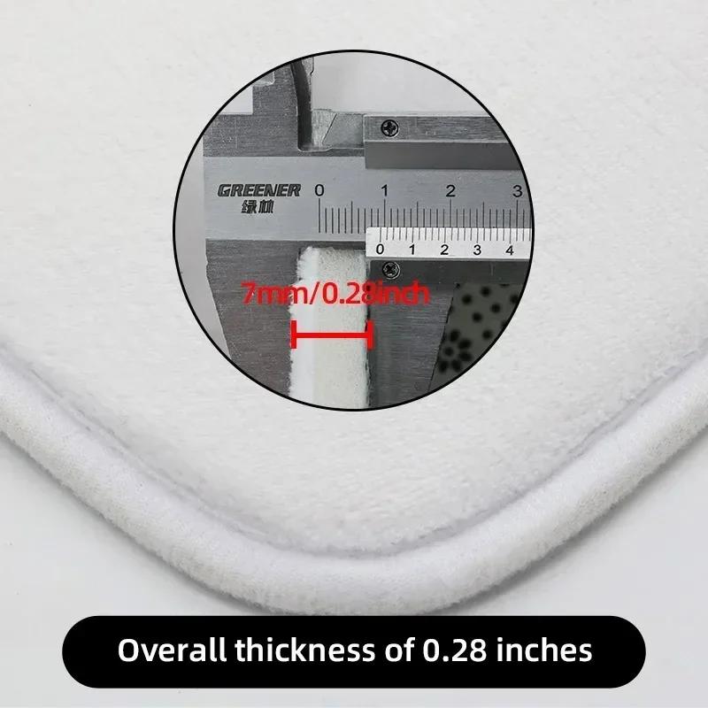 A Pair of Bat Bathroom Anti Slip Floor Mats, Washbasin Absorbent Foot Mats, Shower Room Small Carpet, Bathroom Door Mat