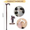 Handmade Dragon Canes Pine Carving Walking Ergonomic Stick New Wooden Walking Canes  for Men Women