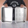 Rectangular Stone Draining Tray & Solid Basin Set