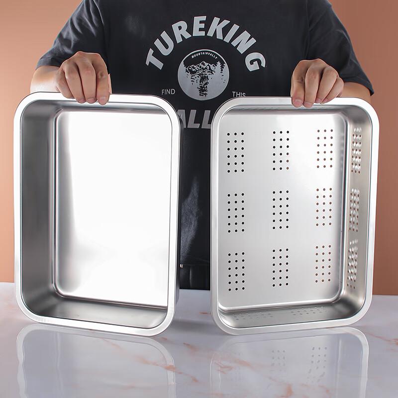 Rectangular Stone Draining Tray & Solid Basin Set