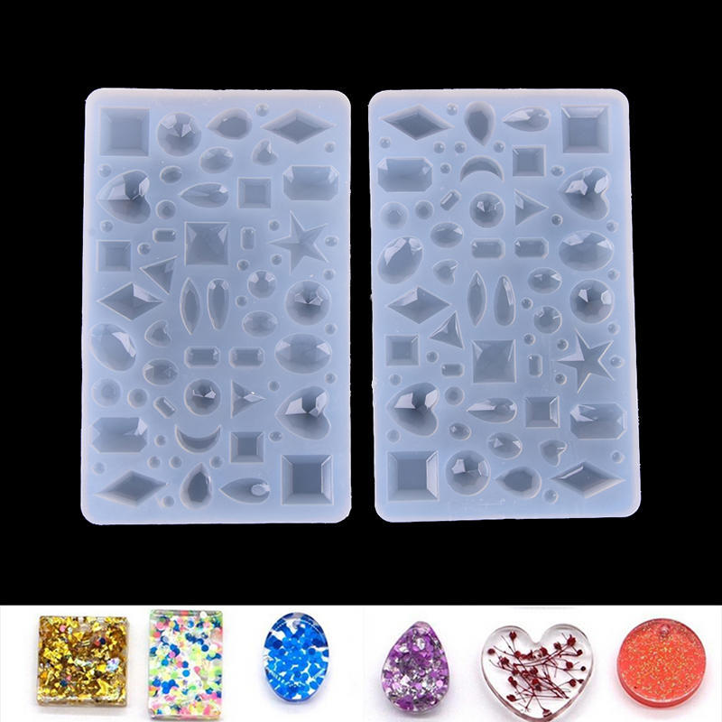 1X Diy Silicone Pendant Mold Making Jewelry For Resin Necklace Mould Craft Tool