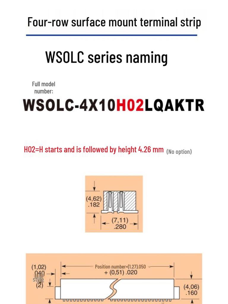 Замена для SAMTEC SOLC-130-02-L/F-Q-A-K-TR 1,27 мм 4 ряда 120-контактный female разъем