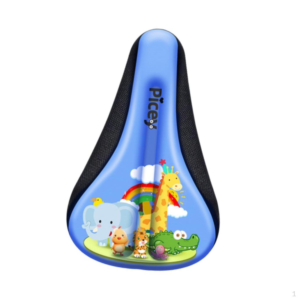 Детская накладка на сиденье велосипеда,Чехол для детского сиденья велосипеда,Маленькая накладка на седло из пены с памятью с противоскользящим покрытием,Мягкая защита, Велосипедные аксессуары