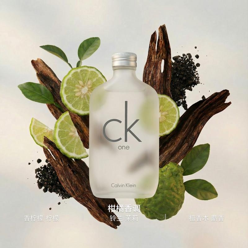 Calvin Klein perfume One Carey Eau de Toilette Woody Citrus Eau de Toilette EDT Unisex for Men and Women 15ml (without pump head) without gift box