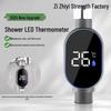 Универсальный светодиодный термометр для душа: Умный измеритель температуры воды для детской ванны