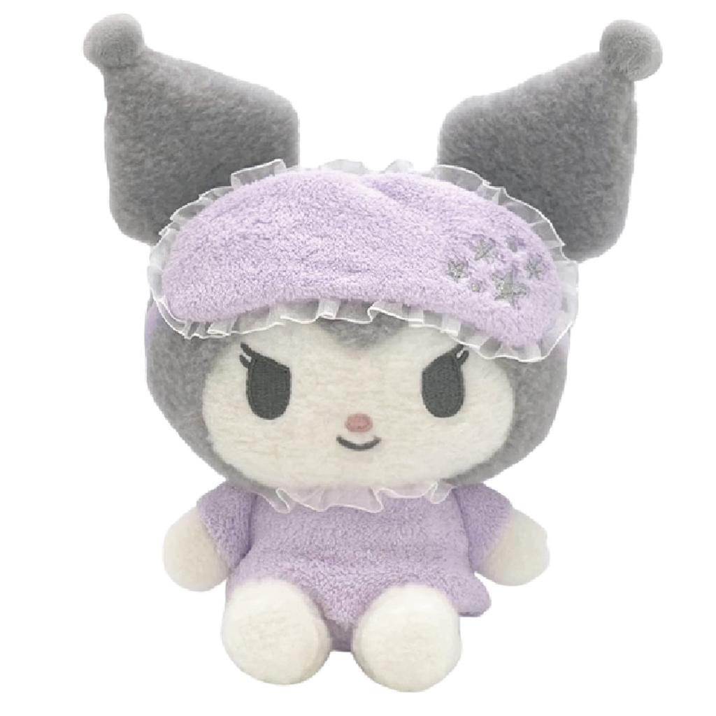Nakajima Corporation Sanrio Characters Home Pajamas Kuromi S Plush Toy 184283-23