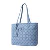 Cotton Blend With Recycled Fiber Tote Bag, Shoulder Bag, Handbag Regular Unisex Light Denim Blue Jordan JD2523005AD-001