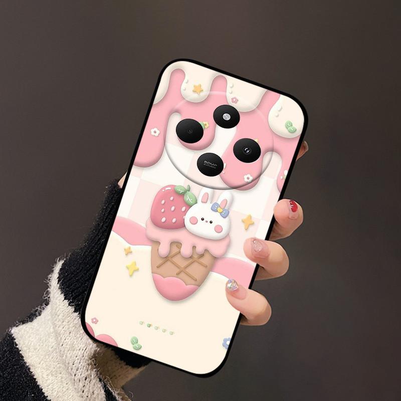 Для Redmi 14C 4G Мягкий Чехол 14R Стильный Мультяшный Расписной ТПУ Силиконовый Чехол для Телефона Для Xiaomi Poco C75 4G 5G Ударопрочный Coque Чехлы