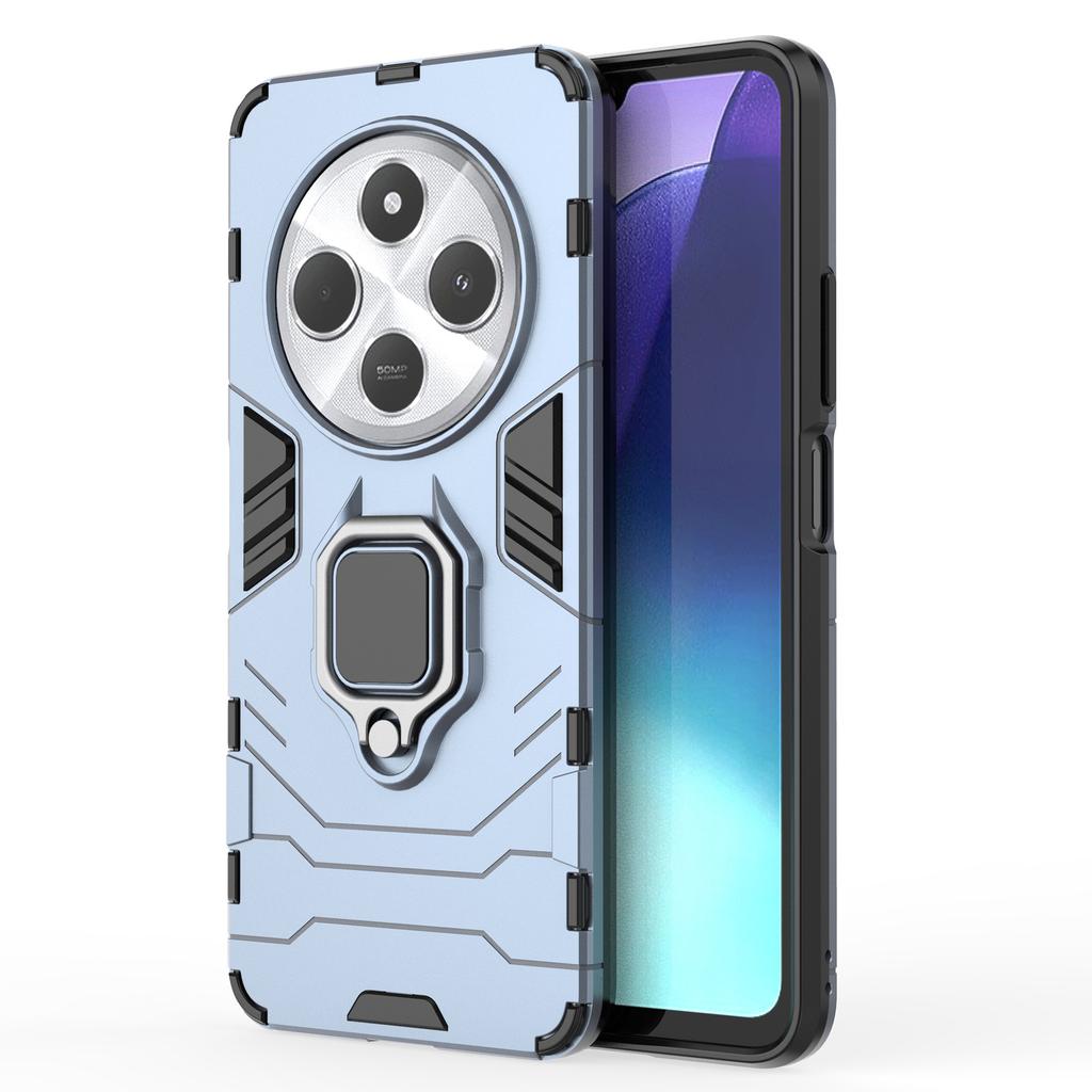 For Xiaomi Poco C75 4G/Redmi 14R 5G/14C 4G Case PC+TPU Protective Phone Cover with Ring Kickstand