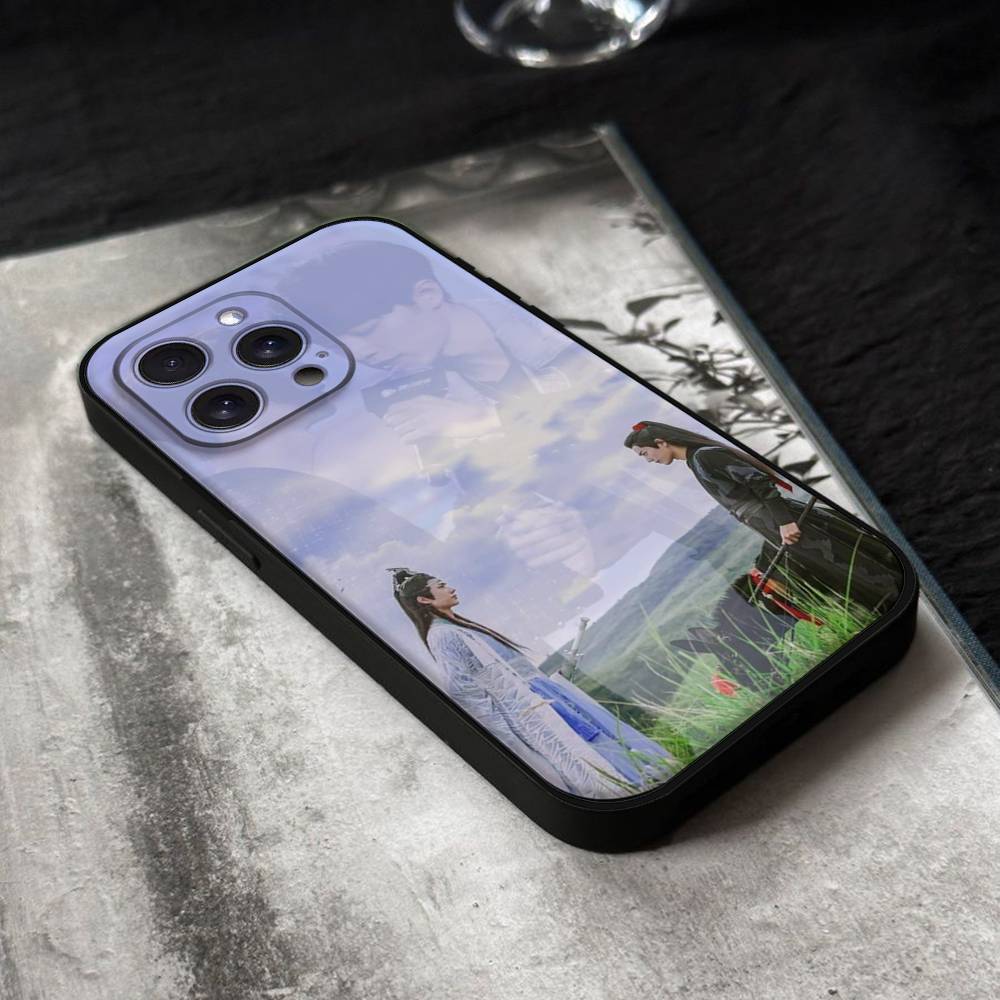 Неукротимый Ван Ибо Сяо Чжань Чехол для телефона для IPhone 17,16,15,14,13,12,11 Plus,Pro,Max,XR,XS,X,7,8 Plus,Mini Черный Силиконовый Мягкий